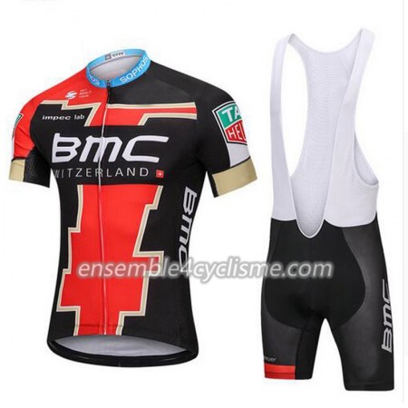 Tenue Maillot + Cuissard à Bretelles 2018 BMC Racing Team N002